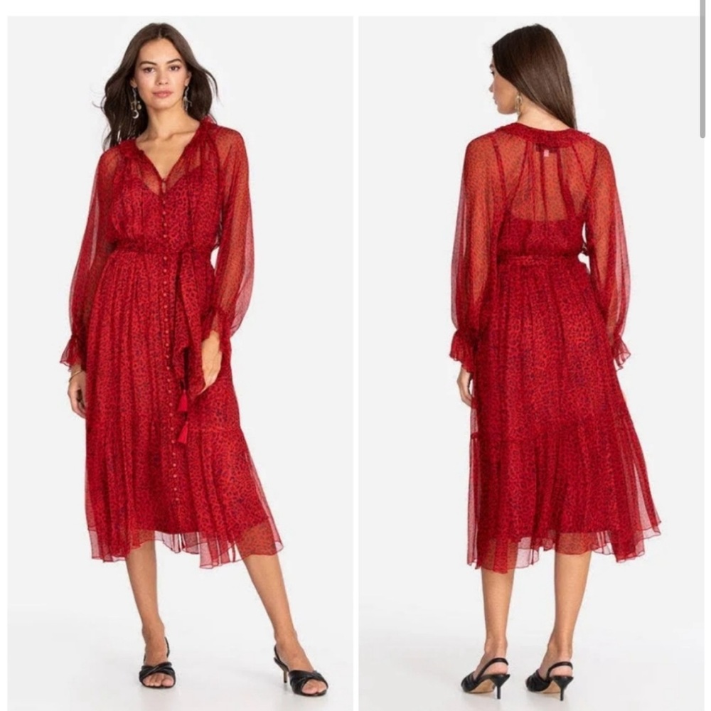 Johnny was Aretha midi  DRESS ( slip) Small